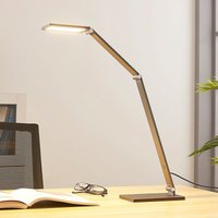 Lucande - gebraucht] LED-Schreibtischleuchte Mion Tischlampe Leselampe Dekolampe led blaugrau von LUCANDE