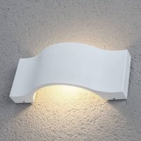 Gebraucht] Lucande Led Außenwandleuchte Wandleuchte Wandlampe Lampe Leuchte Jace Weiß 7 w B-Ware von LUCANDE