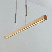 Lucande - gebraucht] Led Balkenpendelleuchte Pia Deckenlampe Hängeleuchte Leuchte Buche 25247 B-Ware von LUCANDE
