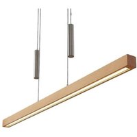 Lucande - gebraucht] Led Balkenpendelleuchte Pia Holz Buche Deckenlampe Hängeleuchte Leuchte B-Ware von LUCANDE