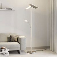 Lucande - gebraucht] Led Deckenfluter Parthena Stehleuchte Stehlampe Standleuchte Nickel B-Ware von LUCANDE