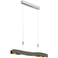 Gebraucht] Lucande Led Hängeleuchte Ebu Hängeleuchte Lampe Leuchte Dimmbar Schwarz Gold562 B-Ware von LUCANDE