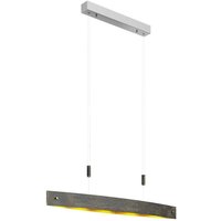 Lucande - gebraucht] Led Hängeleuchte Lio Deckenleuchte Lampe Dimmbar Schwarz Gold Dekor B-Ware von LUCANDE