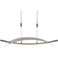 Lucande - gebraucht] Led Hängeleuchte Marija Pendelleuchte Deckenleuchte Wohnzimmer Silber B-Ware von LUCANDE