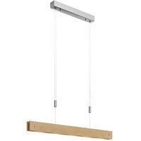 Lucande - gebraucht] Led Holz Pendelleuchte Karinja Mit Dimmer Natur Deckenlampe Hängeleuchte B-Ware von LUCANDE
