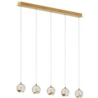 Gebraucht] Lucande Led Pendelleuchte Hayley Deckenlampe Hängeleuchte Leuchte Lampe Led Gold B-Ware von LUCANDE
