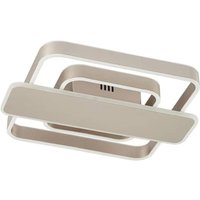 Lucande - gebraucht] Linetti Led Deckenlampe Hängelampe Lampe Eckig Nickel 40cm 33,6 w B-Ware von LUCANDE