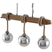 Lucande - gebraucht] Mevan Hängeleuchte Leuchte Lampe Deckenlampe Pendelleuchte E27 Smoke B-Ware von LUCANDE