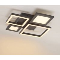 Gebraucht] Lucande Narumi Led Deckenlampe Deckenleuchte Lampe Leuchte Wohnzimmer Schwarz B-Ware von LUCANDE