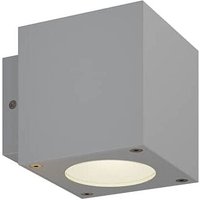 Lucande - gebraucht] Silberne LED-Außenwandleuchte Jarno Gartenleuchte Terrassenleuchte led von LUCANDE