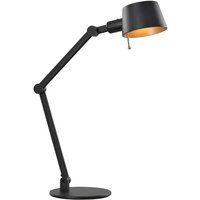 Lucande - gebraucht] Silka Verstellbar Schwarz E27 Tischlampe Leselampe Tischleuchte Leuchte B-Ware von LUCANDE