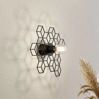 Lucande - gebraucht] Wandleuchte Wandlampe Wandlicht Schwarz Dekolicht Dimmbar Alexaru von LUCANDE