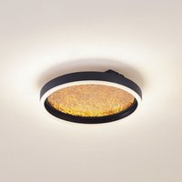[GEBRAUCHT] Lucande Led Deckenleuchte Lampe Menulis Schwarz Gold 30cm Dimmbar Leuchte Spot B-Ware von LUCANDE