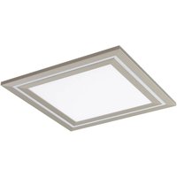 Leicy LED-Deckenlampe 60cm rgb color flow - nickel gebürstet, weiß - Lucande von LUCANDE