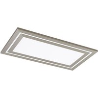 Leicy LED-Deckenlampe 80cm rgb color flow - nickel gebürstet, weiß - Lucande von LUCANDE