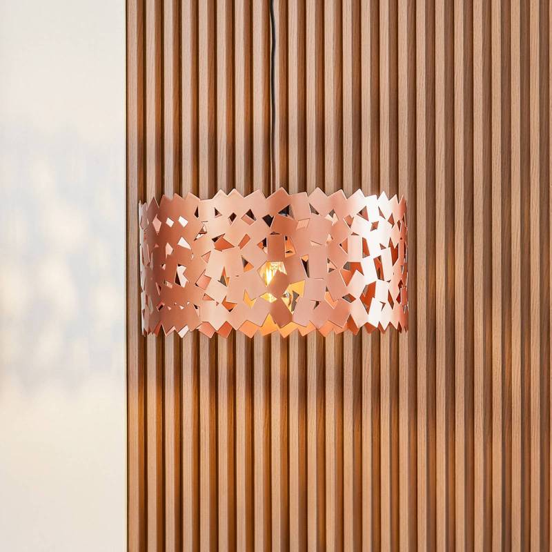 Lucande Hängeleuchte Aeloria, kupfer, Ø 45 cm, Eisen, E27 Lucande Hängeleuchte Aeloria, kupfer, Ø 45 cm, Eisen, E27 von LUCANDE