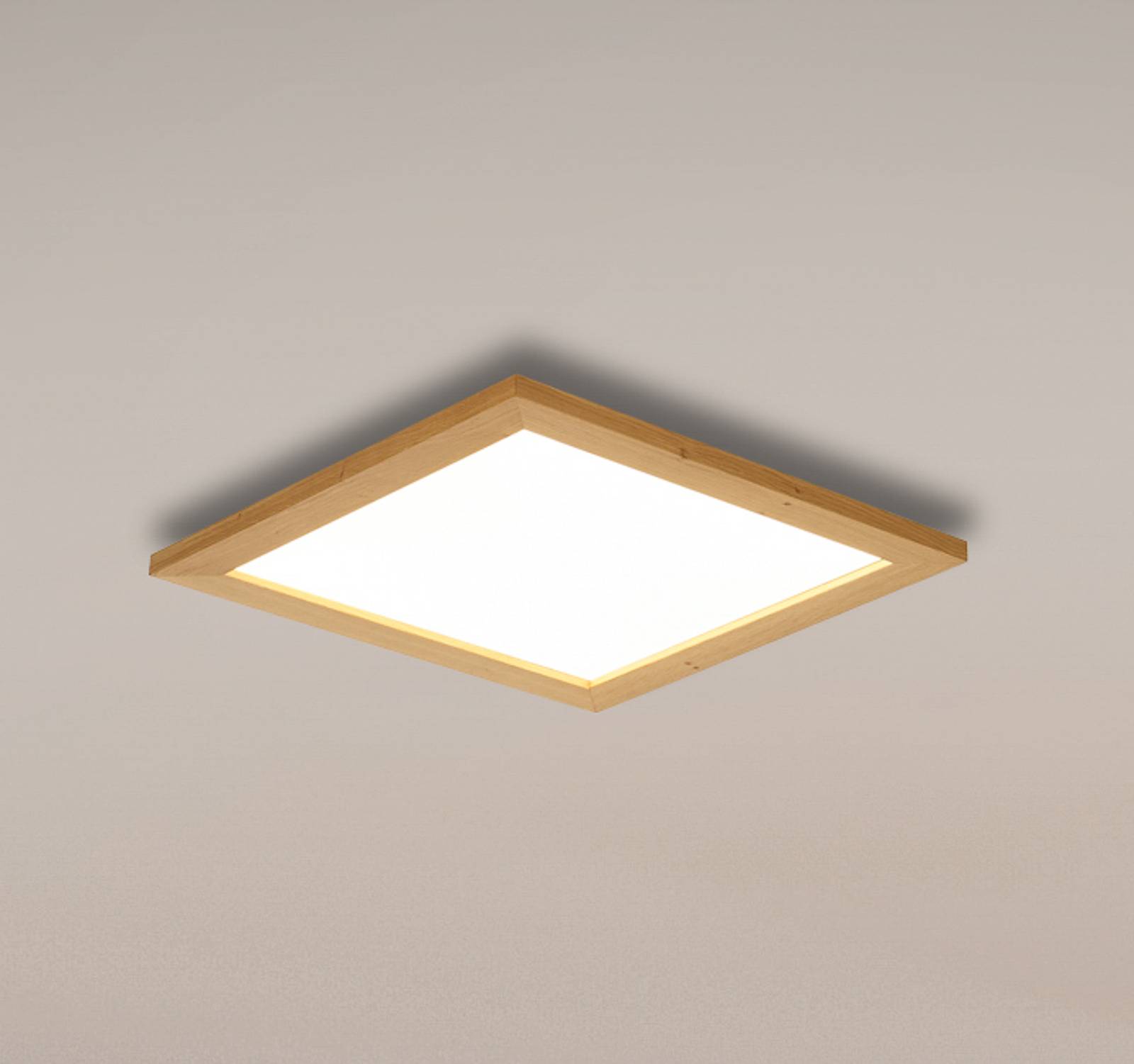 Quitani LED-Panel Aurinor, Eiche natur, 45 cm von quitani