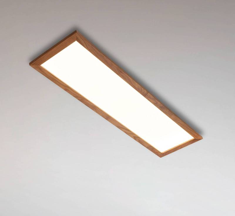 Quitani LED-Panel Aurinor, Nussbaum, 125 cm von Quitani