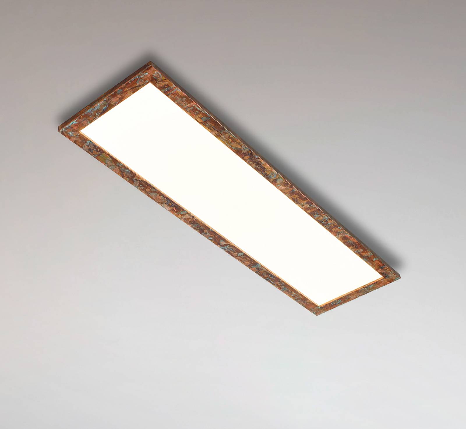 Quitani LED-Panel Aurinor, kupfer, 125 cm von quitani