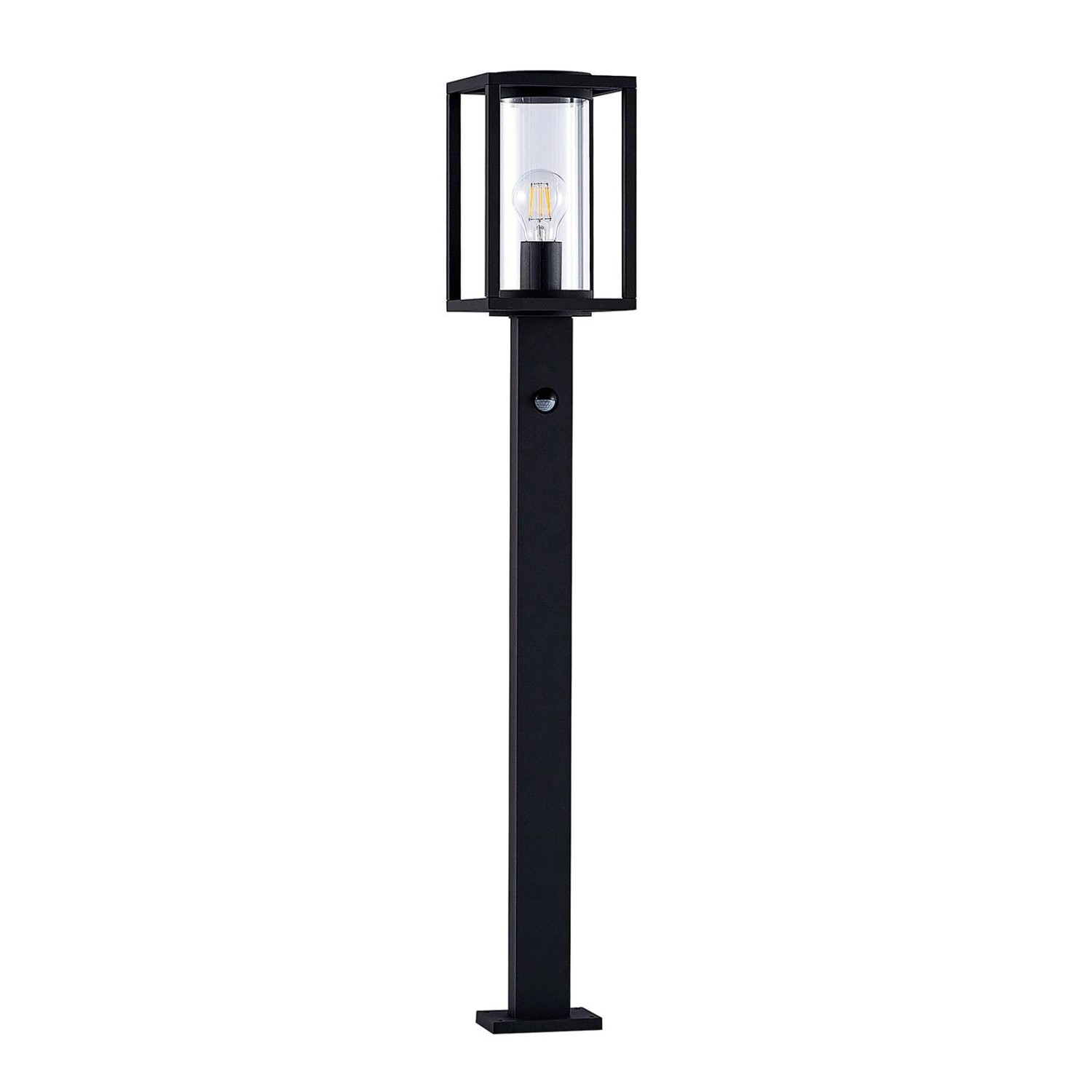 Lucande Außenleuchte Ferda 9619199 mit Bewegungsmelder Spritzwassergeschützt Modern in Schwarz aus Aluminium 1-flammig E27 Lucande Außenleuchte Ferda 9619199 mit Bewegungsmelder Spritzwassergeschützt Modern in Schwarz aus Aluminium 1-flammig E27 von LUCANDE