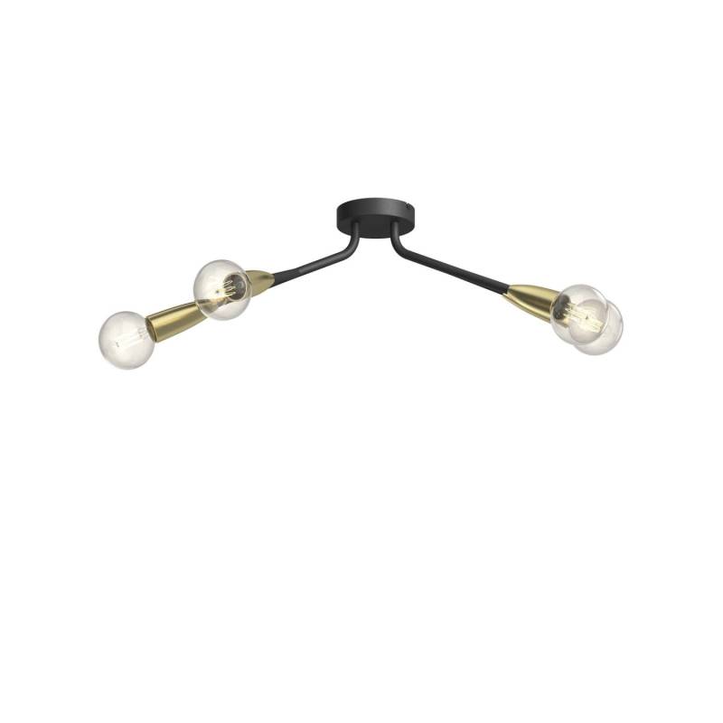 Lucande Deckenlampe Carlea 9639207 Modern in Schwarz aus Metall 4-flammig E27 Wohnzimmerleuchte Lucande Deckenlampe Carlea 9639207 Modern in Schwarz aus Metall 4-flammig E27 Wohnzimmerleuchte von LUCANDE
