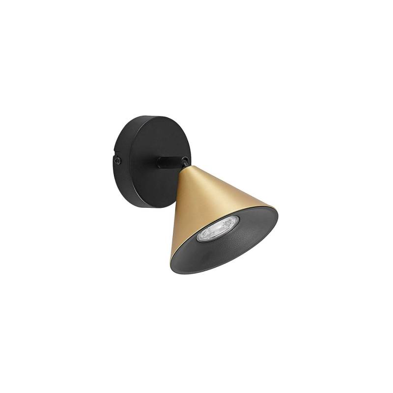 Lucande Deckenlampe Kartio 9639261 Design Modern in Schwarz aus Metall 1-flammig GU10 Wohnzimmerleuchte von LUCANDE