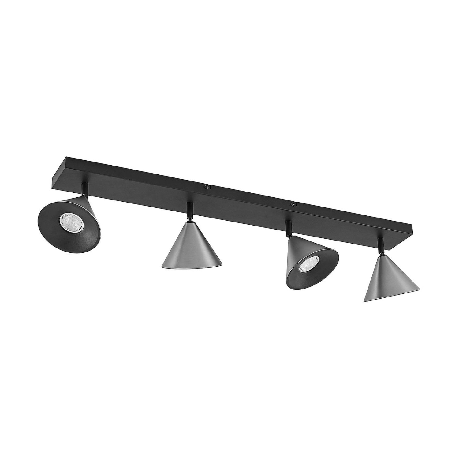 Lucande Deckenlampe Kartio 9639270 Design Modern in Schwarz aus Metall 4-flammig GU10 Wohnzimmerleuchte Lucande Deckenlampe Kartio 9639270 Design Modern in Schwarz aus Metall 4-flammig GU10 Wohnzimmerleuchte von LUCANDE