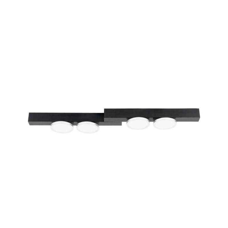 Lucande Deckenlampe Kellino 9951111 Modern in Schwarz aus Metall 4-flammig GU10 Wohnzimmerleuchte Lucande Deckenlampe Kellino 9951111 Modern in Schwarz aus Metall 4-flammig GU10 Wohnzimmerleuchte von LUCANDE