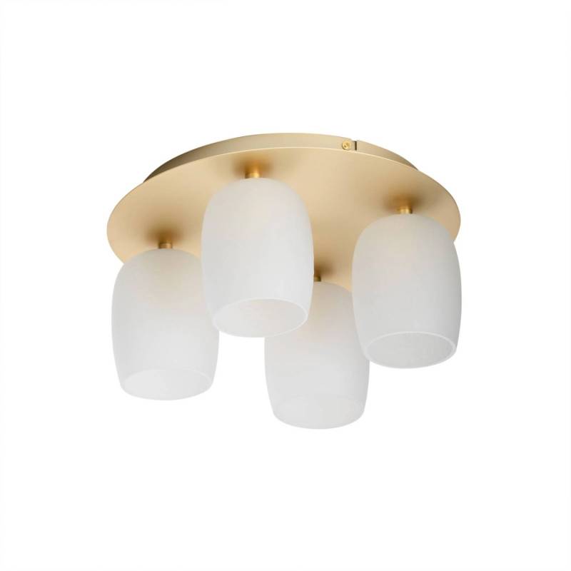 Lucande Deckenlampe Taylan 9639756 Design Modern in Gold Messing aus Metall 4-flammig G9 Wohnzimmerleuchte Lucande Deckenlampe Taylan 9639756 Design Modern in Gold Messing aus Metall 4-flammig G9 Wohnzimmerleuchte von LUCANDE