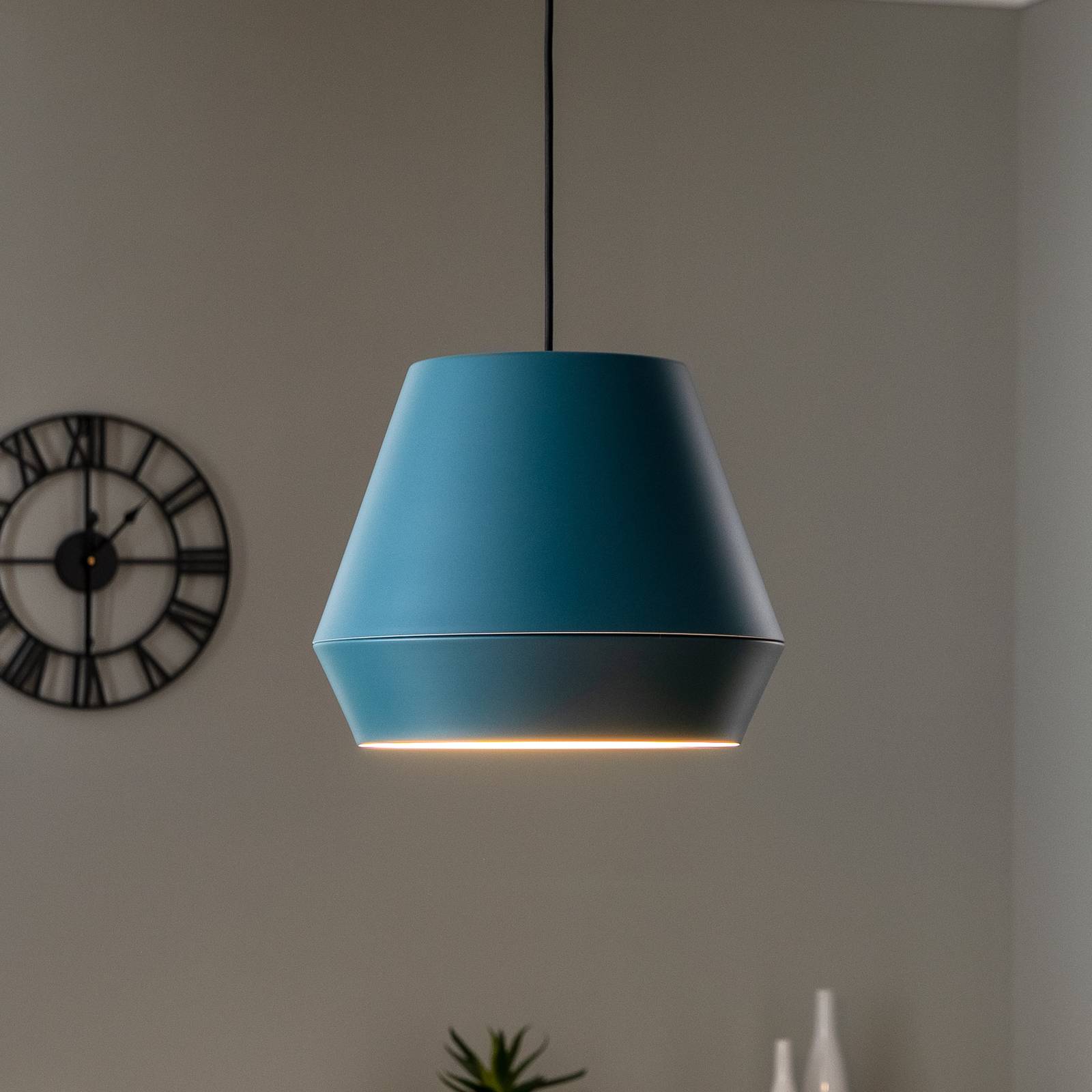 Lucande Mynoria LED-Hängeleuchte, blau von LUCANDE