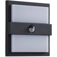 Wandleuchte außen "Gylfi" aus Aluminium mit Bewegungsmelder von Lucande von LUCANDE
