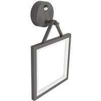 Lucande - Wandleuchte außen 'Mirco' aus Aluminium mit Fernbedienung mit Bewegungsmelder von von LUCANDE