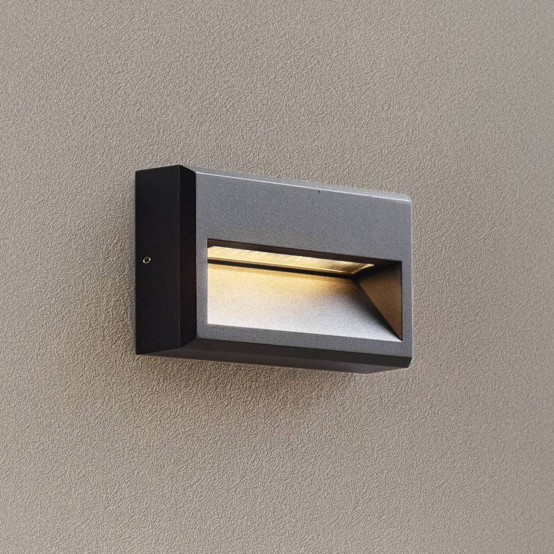 Lucande LED-Außenwandleuchte Weno, schwarz, Aluminium, IP65 von LUCANDE