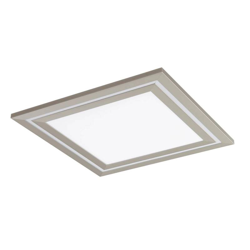 Lucande LED Deckenleuchte Leicy 10013012 Dimmbar mit Leselampe Modern in Alu aus Metall 1-flammig Wohnzimmerleuchte von LUCANDE