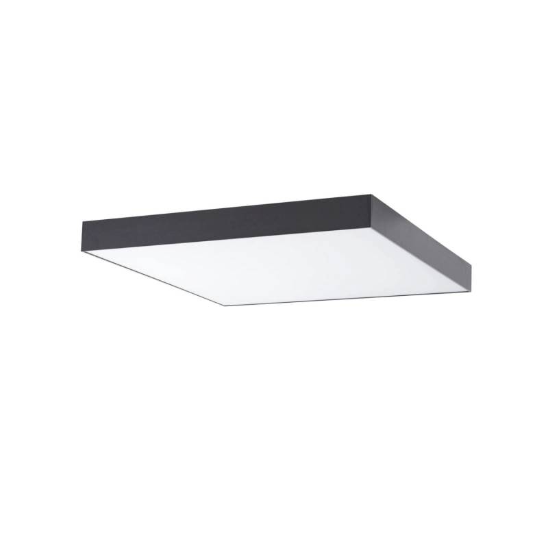 Lucande LED Deckenleuchte Leicy 10013022 Dimmbar mit Leselampe Modern in Schwarz aus Metall 1-flammig Wohnzimmerleuchte von LUCANDE