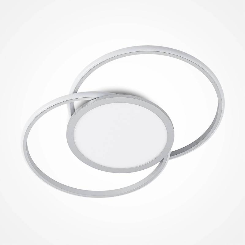 Lucande LED Deckenleuchte Senne 9956104 Dimmbar Modern in Alu aus Metall 1-flammig Küchenleuchte von LUCANDE