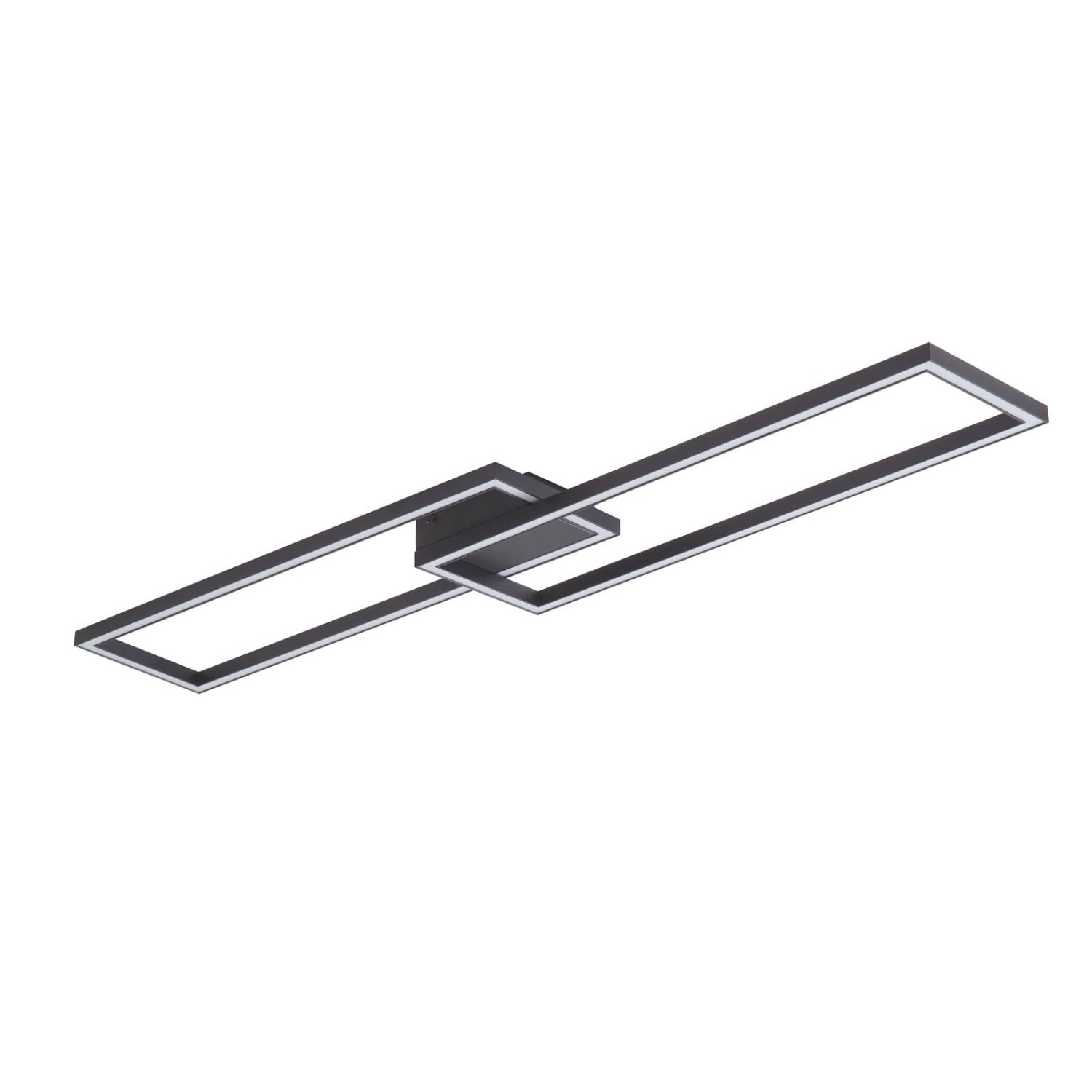 Lucande LED Deckenleuchte Tjado 10013005 Dimmbar Modern in Schwarz aus Metall 2-flammig Wohnzimmerleuchte Lucande LED Deckenleuchte Tjado 10013005 Dimmbar Modern in Schwarz aus Metall 2-flammig Wohnzimmerleuchte von LUCANDE