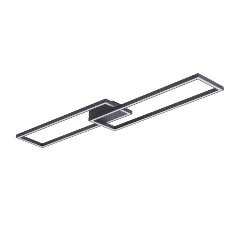Lucande LED Deckenleuchte Tjado 10013005 Dimmbar Modern in Schwarz aus Metall 2-flammig Wohnzimmerleuchte Lucande LED Deckenleuchte Tjado 10013005 Dimmbar Modern in Schwarz aus Metall 2-flammig Wohnzimmerleuchte von LUCANDE