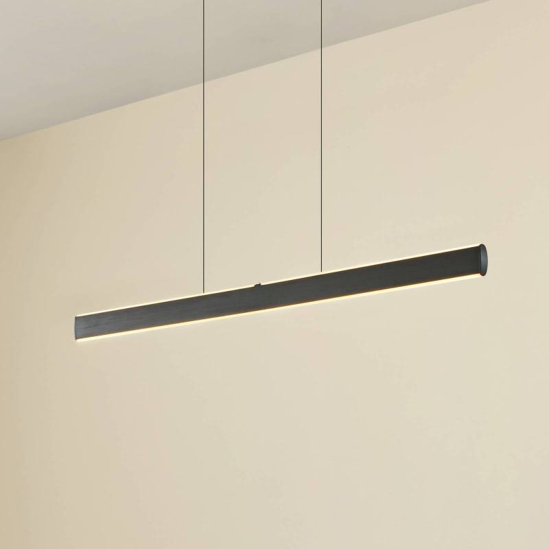 Lucande LED-Hängelampe Arvon, schwarz, 116 cm, dimmbar, CCT von LUCANDE
