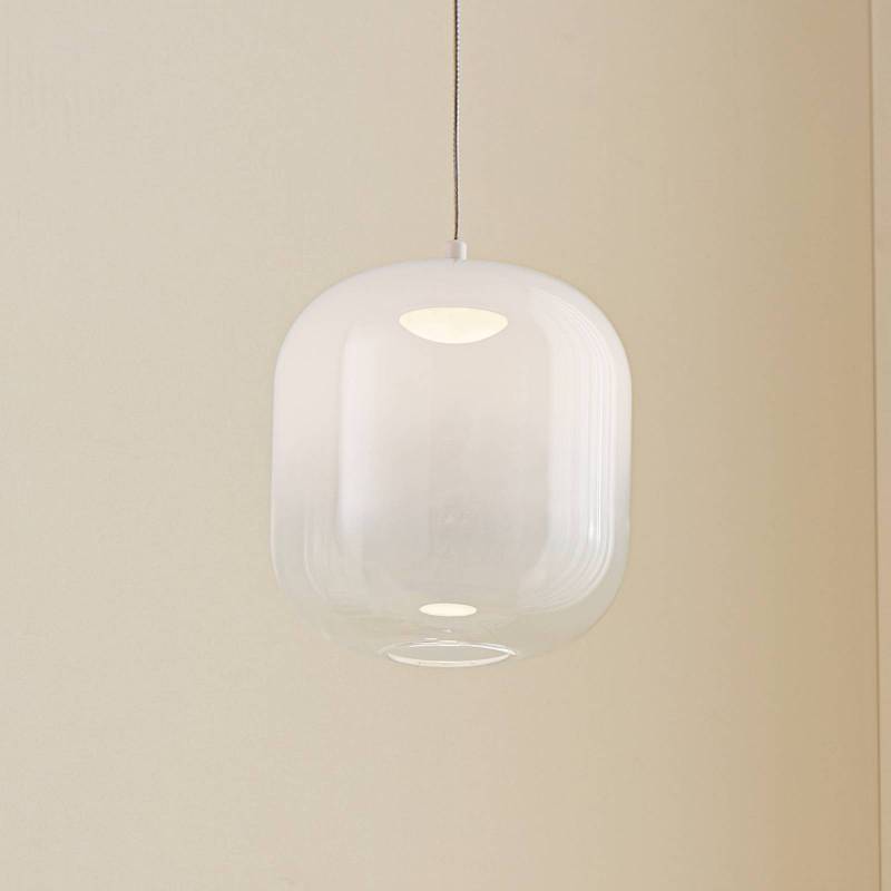 Lucande LED-Hängeleuchte Avelina, Ø 14cm, weiß, 1-flg. von LUCANDE