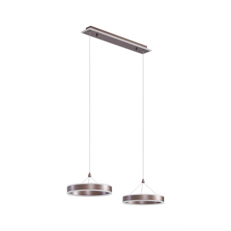 Lucande LED Kolo 10020119 Dimmbar Modern in Braun 2-flammig Wohnzimmerleuchte Lucande LED Kolo 10020119 Dimmbar Modern in Braun 2-flammig Wohnzimmerleuchte von LUCANDE