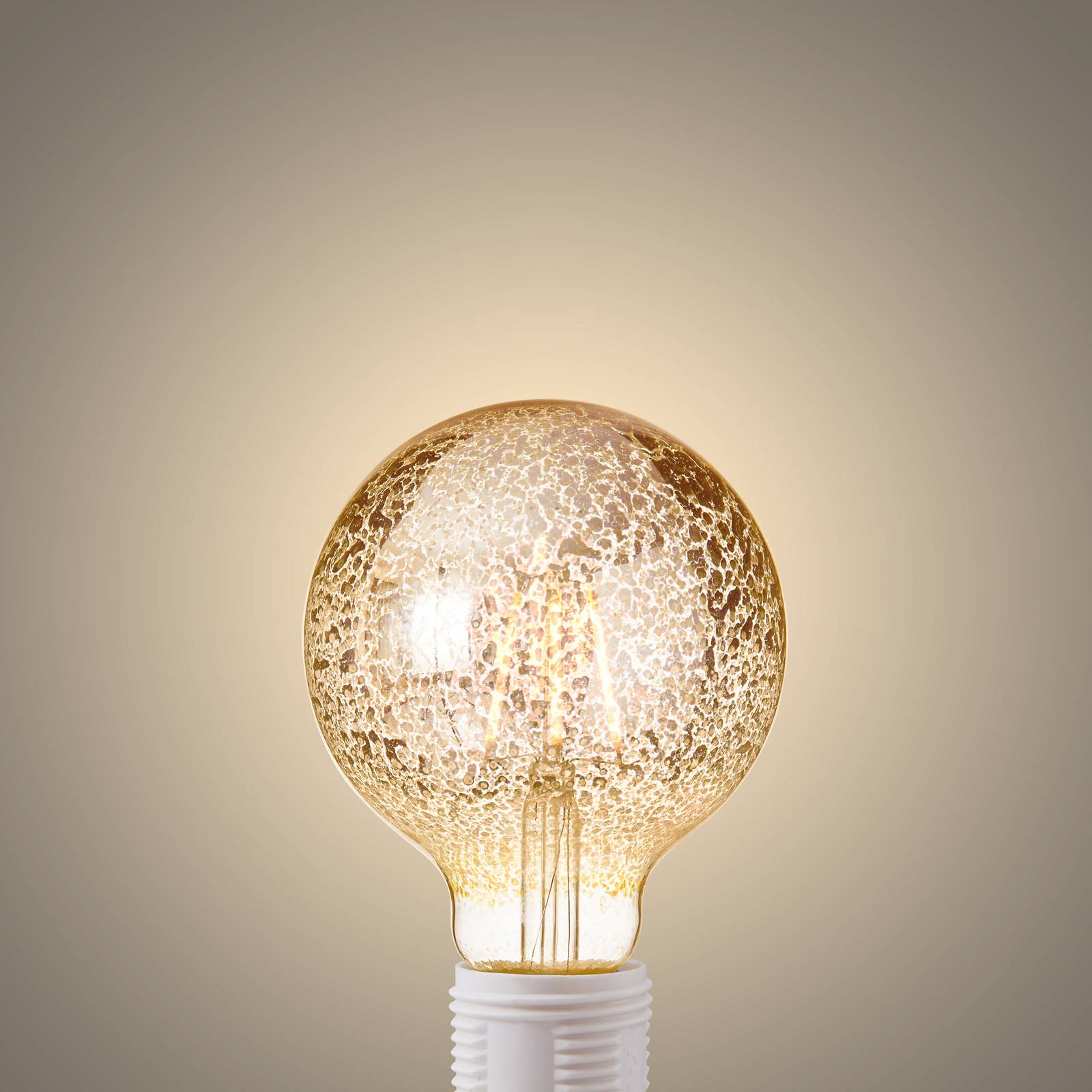 Lucande LED-Lampe E27 Ø9,5cm 4W 1800K Konfetti von LUCANDE