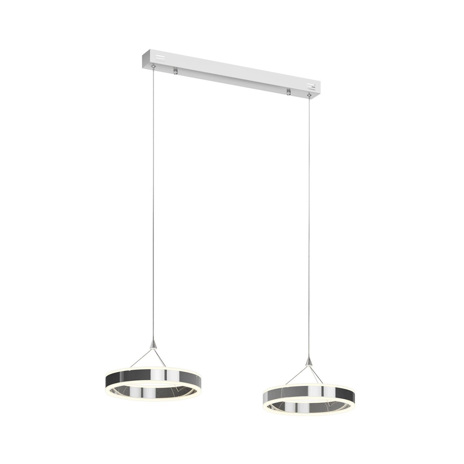 Lucande LED Lyani 9621980 Dimmbar Modern in Chrom aus Metall 2-flammig Wohnzimmerleuchte Lucande LED Lyani 9621980 Dimmbar Modern in Chrom aus Metall 2-flammig Wohnzimmerleuchte von LUCANDE