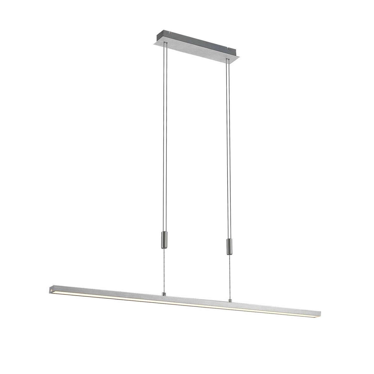 Lucande LED Myron 9624568 Dimmbar Modern in Alu aus Aluminium 1-flammig Wohnzimmerleuchte von LUCANDE