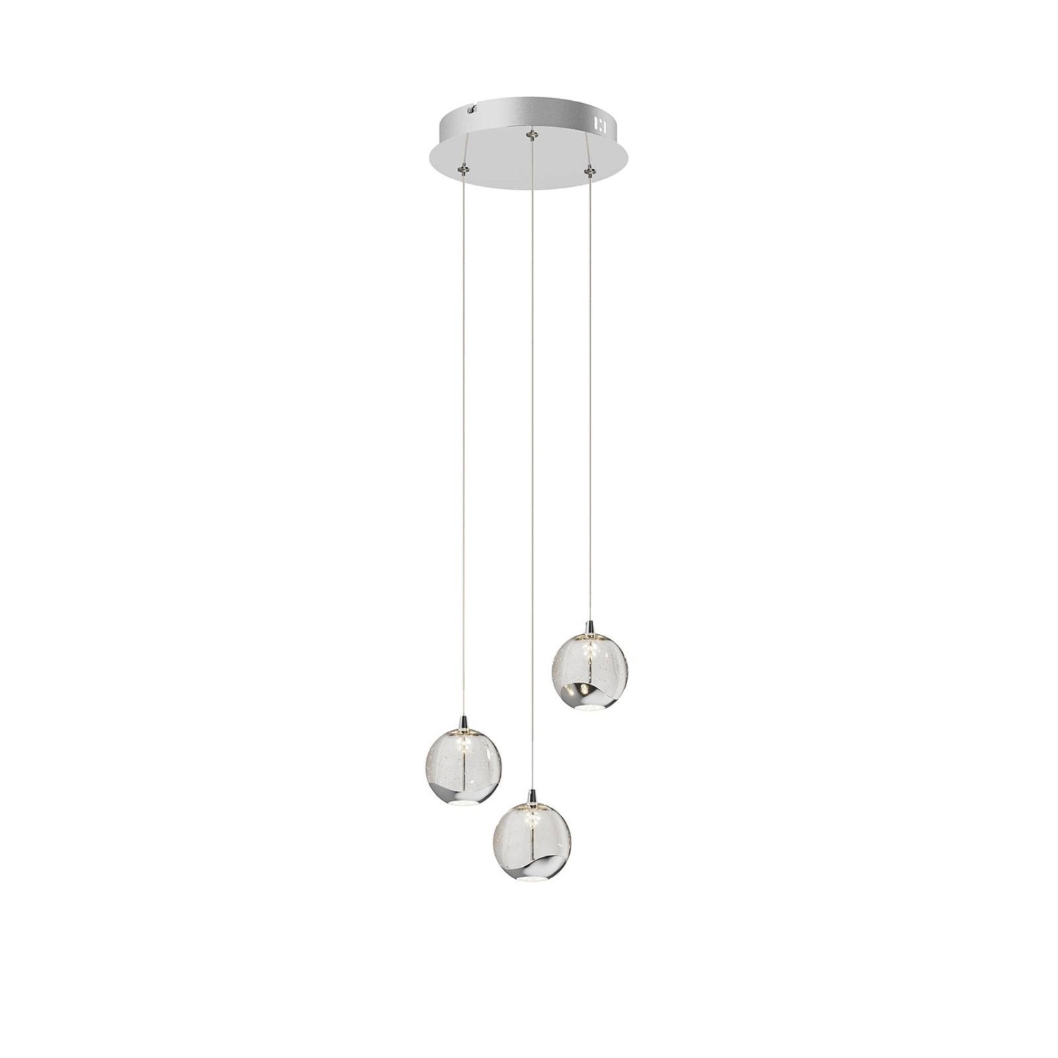 Lucande LED Pendelleuchte Hayley 9624367 Modern in Transparent aus Glas 3-flammig Wohnzimmerleuchte Lucande LED Pendelleuchte Hayley 9624367 Modern in Transparent aus Glas 3-flammig Wohnzimmerleuchte von LUCANDE