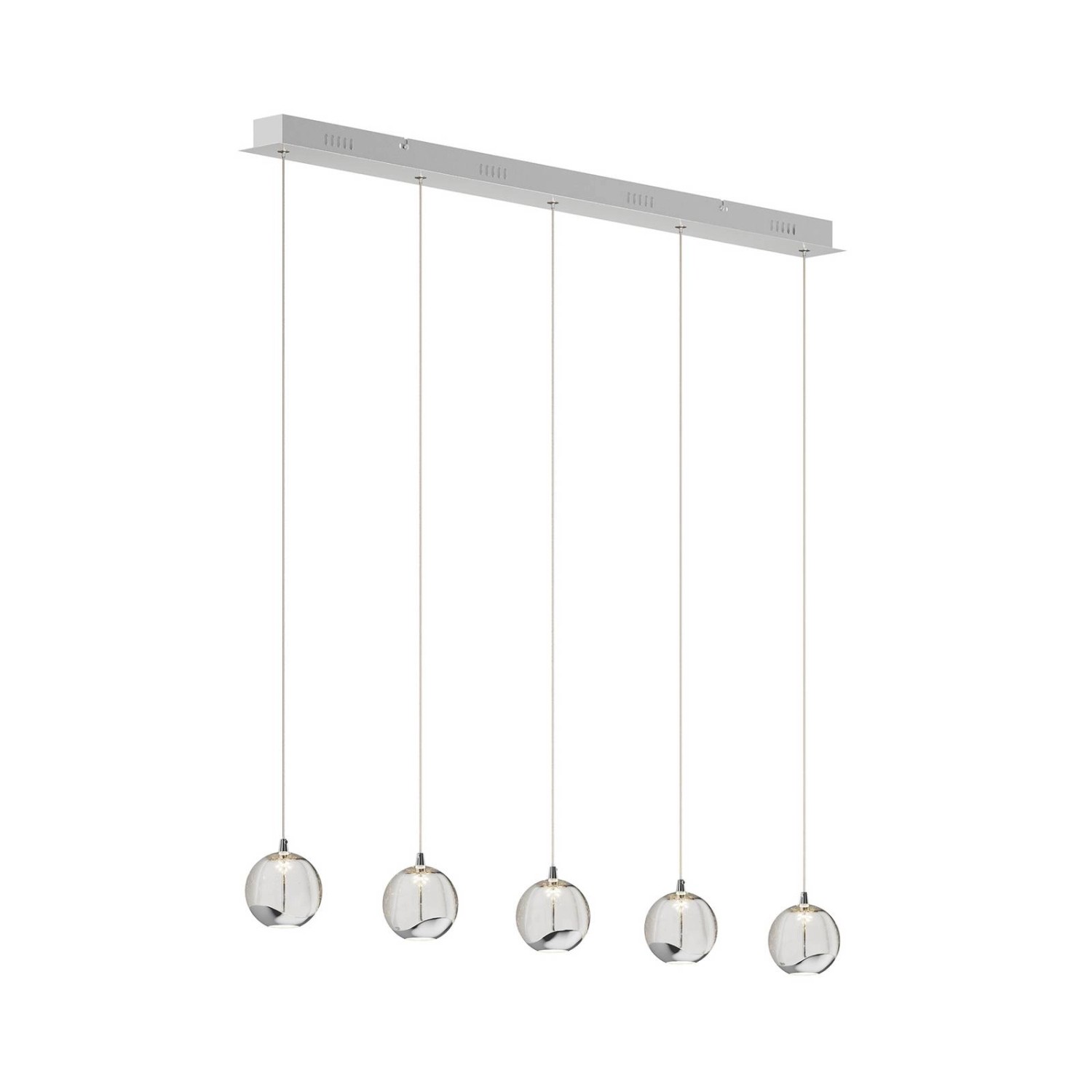 Lucande LED Pendelleuchte Hayley 9624457 Modern in Transparent aus Glas 5-flammig Wohnzimmerleuchte Lucande LED Pendelleuchte Hayley 9624457 Modern in Transparent aus Glas 5-flammig Wohnzimmerleuchte von LUCANDE