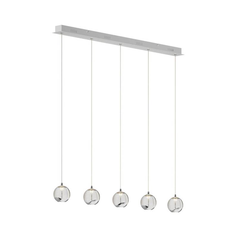 Lucande LED Pendelleuchte Hayley 9624457 Modern in Transparent aus Glas 5-flammig Wohnzimmerleuchte Lucande LED Pendelleuchte Hayley 9624457 Modern in Transparent aus Glas 5-flammig Wohnzimmerleuchte von LUCANDE