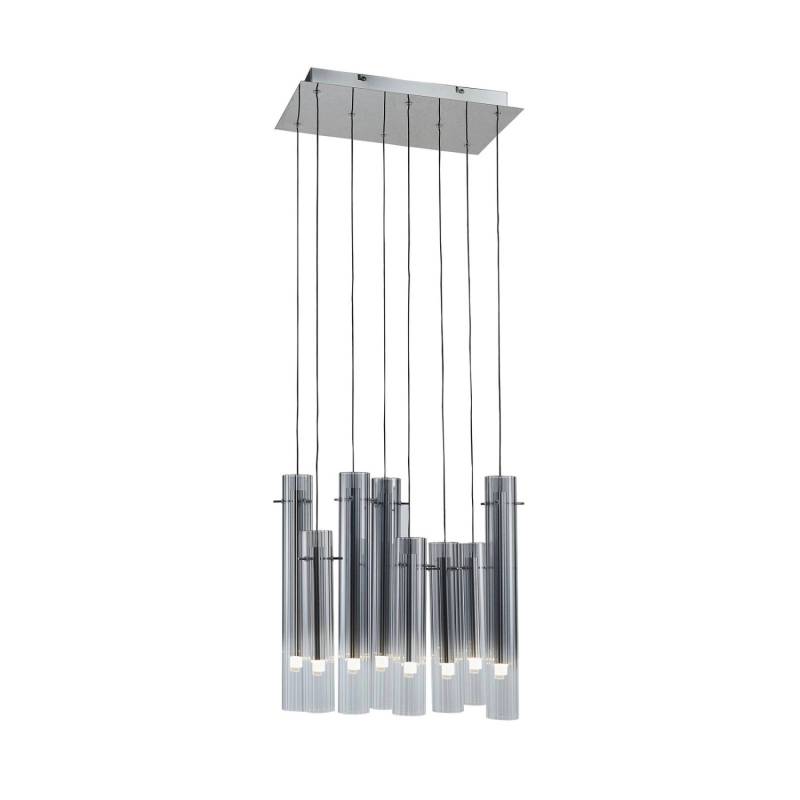 Lucande LED Pendelleuchte Korvitha 10020071 Dimmbar Modern in Alu aus Glas 8-flammig Wohnzimmerleuchte Lucande LED Pendelleuchte Korvitha 10020071 Dimmbar Modern in Alu aus Glas 8-flammig Wohnzimmerleuchte von LUCANDE