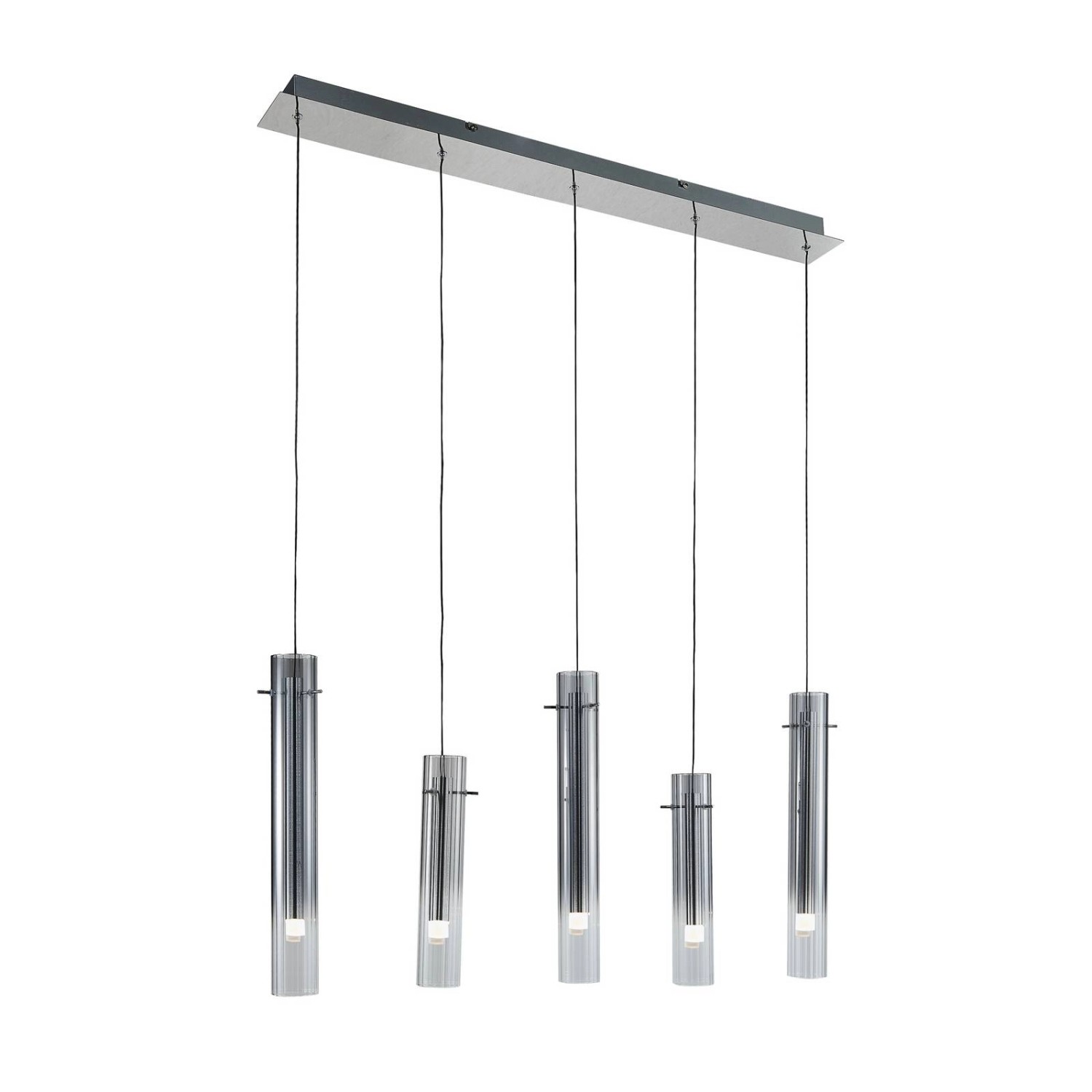 Lucande LED Pendelleuchte Korvitha 10020072 Dimmbar Modern in Alu aus Glas 5-flammig Wohnzimmerleuchte Lucande LED Pendelleuchte Korvitha 10020072 Dimmbar Modern in Alu aus Glas 5-flammig Wohnzimmerleuchte von LUCANDE