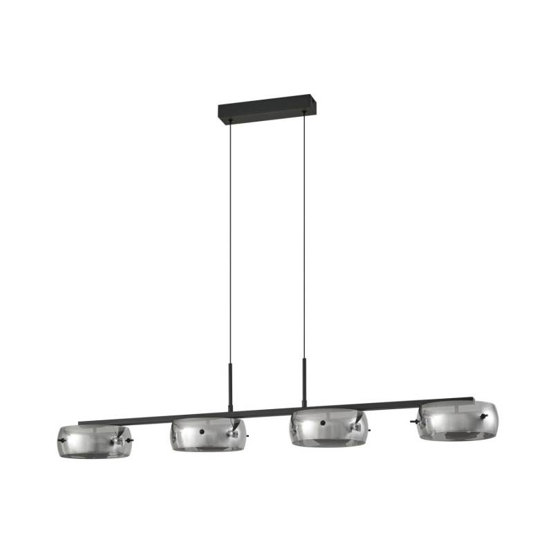 Lucande LED Pendelleuchte Martis 10043440 Dimmbar Modern in Schwarz aus Glas 4-flammig Wohnzimmerleuchte Lucande LED Pendelleuchte Martis 10043440 Dimmbar Modern in Schwarz aus Glas 4-flammig Wohnzimmerleuchte von LUCANDE